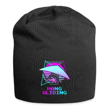 Deltaplane Rétro Vintage Classic Hang Gliding - Bonnet en jersey - noir - Devant