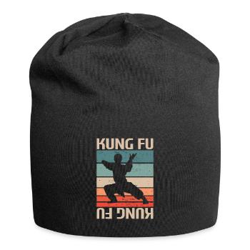 Artiste martial de Kung Fu Classique Rétro Vintage - Bonnet en jersey - noir - Devant
