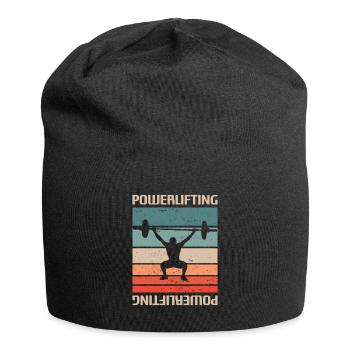 Rétro Vintage Classic Powerlifting Powerlifter - Bonnet en jersey - noir - Devant