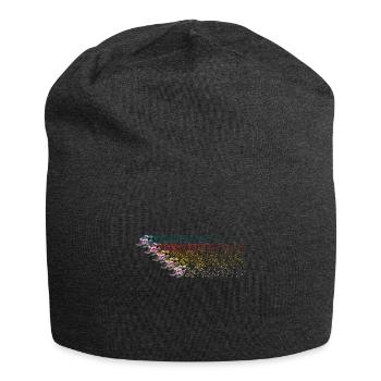 Schneemobil Retro Sternen Parade für - Jersey-Beanie - Anthrazit - Vorne
