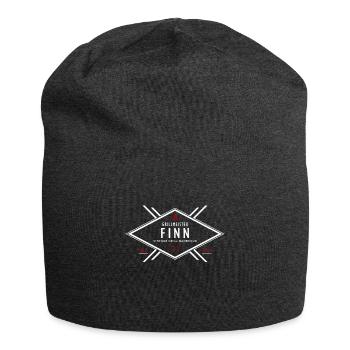 Grillmeister Finn Vorname Name - Jersey-Beanie - Anthrazit - Vorne