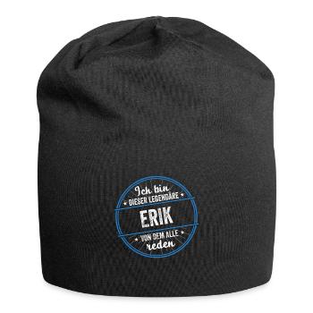 Ich bin dieser legendärer Erik Name - Jersey-Beanie - Schwarz - Vorne