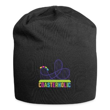 Roller Coaster Amusement Park Kirmes Amusement Park - Jersey Beanie - black - Front