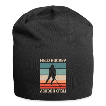 Joueur de hockey sur gazon Retro Vintage Classic - Bonnet en jersey - noir - Devant