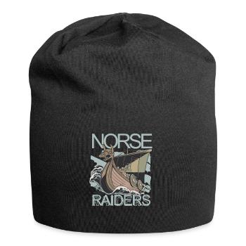 Norse Raiders Nordic Robbers Vikings Norvège - Bonnet en jersey - noir - Devant