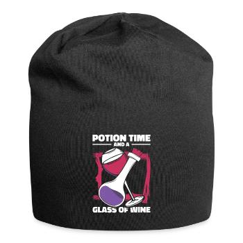 Aqua Tofana Weintrinken Mordgeheimnis - Jersey-Beanie - Schwarz - Vorne