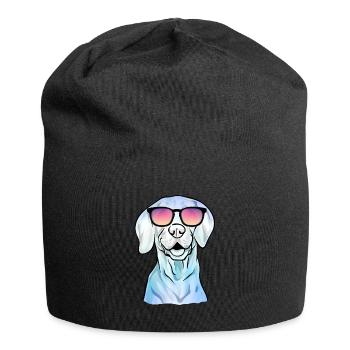 Vizsla Cool Retro Vintage Hongrois Vizsla - Bonnet en jersey - noir - Devant