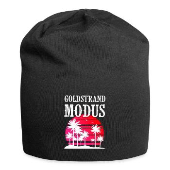 Goldstrand Modus - Jersey-Beanie - Schwarz - Vorne