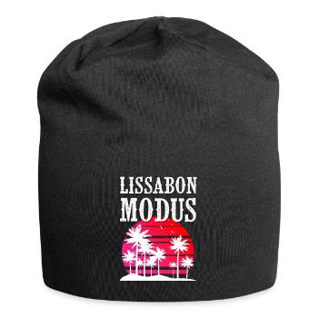 Lissabon Modus - Jersey-Beanie - Schwarz - Vorne