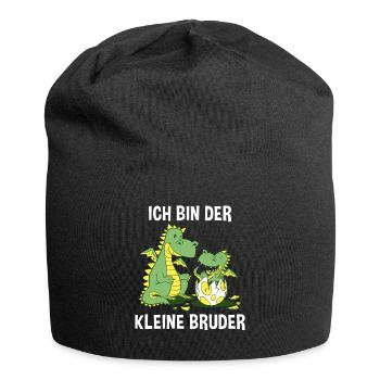 Drachen Kleiner Bruder - Ich bin der kleine Bruder - Jersey-Beanie - Schwarz - Vorne