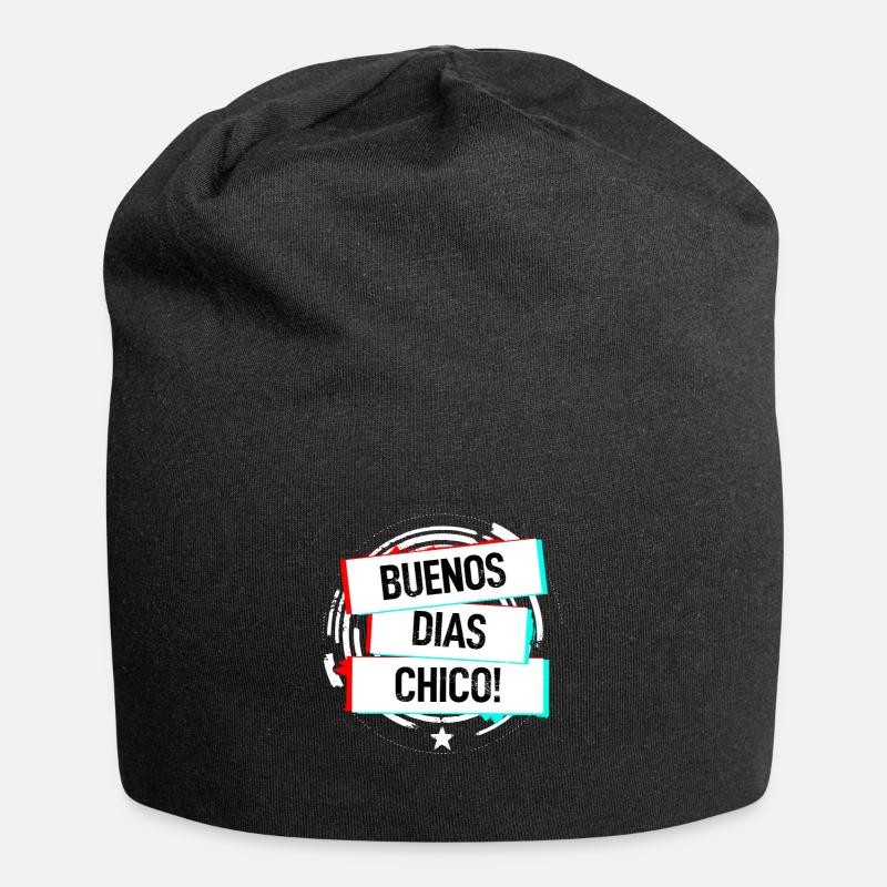 Buenos Dias Chico! - Jersey-Beanie - Schwarz