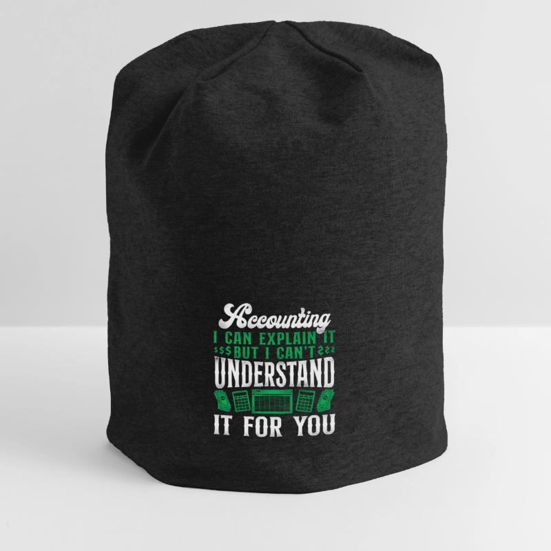 Comptable Comptable Comptable Comptabilité Bonnet en jersey
