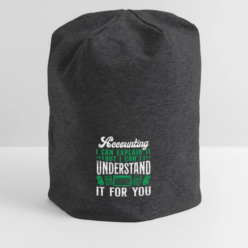 Comptable Comptable Comptable Comptabilité Bonnet en jersey