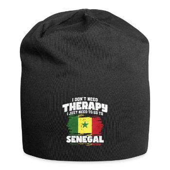 Senegal - Jersey-Beanie - Schwarz - Vorne