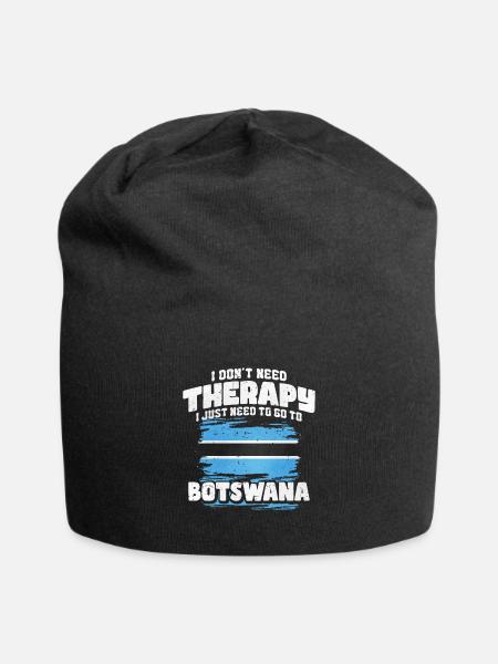 Botswana - Jersey-Beanie - Schwarz