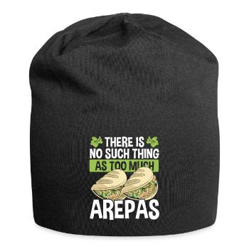 Colombian American Food Venezuelan Arepa - Jersey Beanie - black - Front