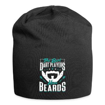 Beste Dartspieler haben Bärte Darts - Jersey-Beanie - Schwarz - Vorne