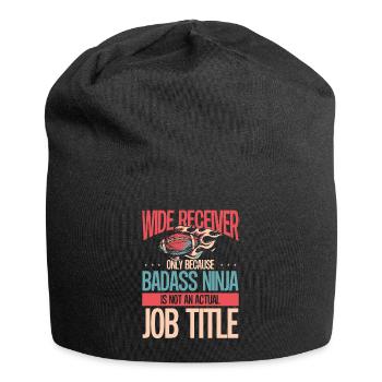 Wide Receiver Ist Ein Ninja - Jersey-Beanie - Schwarz - Vorne