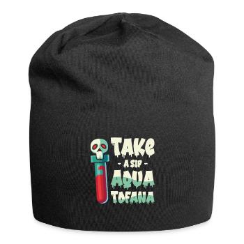 Aqua Tofana Skull Poison Bottle Conspiracy - Jersey Beanie - black - Front