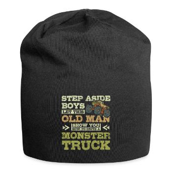 Old man vous montre comment conduire un Monster truck - Bonnet en jersey - noir - Devant