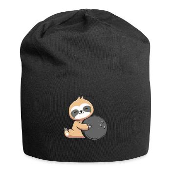 Faultier Bowling - Jersey-Beanie - Schwarz - Vorne