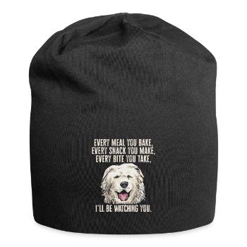 Grand Chien des Pyrénées - Bonnet en jersey - noir - Devant
