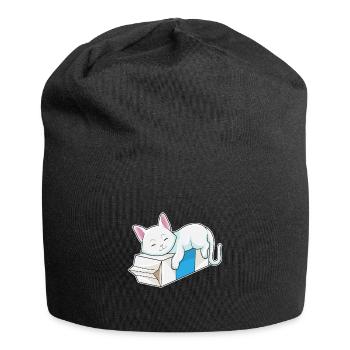 Lait pour chat - Bonnet en jersey - noir - Devant
