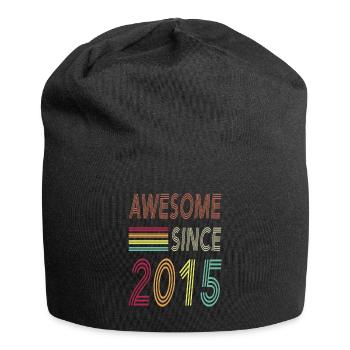 Awesome since 2015 - Jersey-Beanie - Schwarz - Vorne