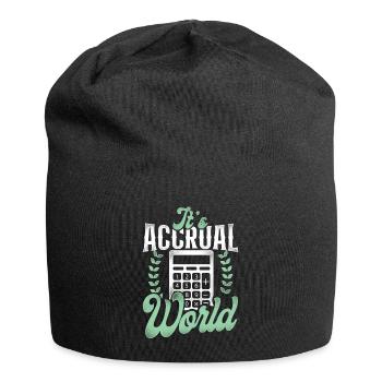 Comptable Comptable Comptable Comptabilité - Bonnet en jersey - noir - Devant