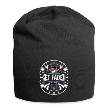 Get Faded Barber - Jersey Beanie - black - Front