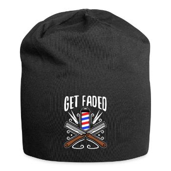 Get Faded Barber - Jersey Beanie - black - Front