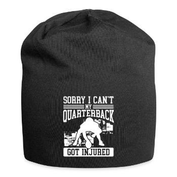 Joueur de football Fantasy Désolé je ne peux pas blesserFantasy - Bonnet en jersey - noir - Devant