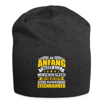 Eisenbahner - Jersey-Beanie - Anthrazit - Vorne