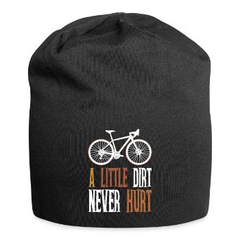 Gravel Bike Cycliste Cyclocross Gravelbike - Bonnet en jersey - noir - Devant