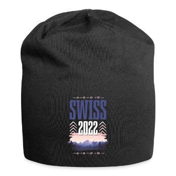 Swiss 2022 - Jersey-Beanie - Schwarz - Vorne