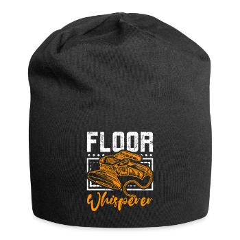 Flooring installer floor whisperer - Jersey Beanie - black - Front