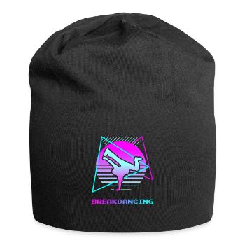 Retro Vintage Classic Breakdancing Breakdance Danc - Jersey-Beanie - Schwarz - Vorne
