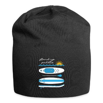 Stand Up Paddling - Jersey-Beanie - Schwarz - Vorne
