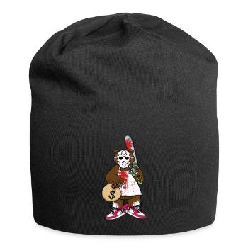 Horror Movie Character Monster Bear Halloween - Jersey-Beanie - Schwarz - Vorne