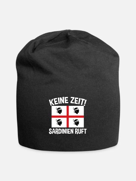 Sarde Sardische Flagge Sardegna Sardinien - Jersey-Beanie - Schwarz