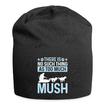 Alaska Sled Dog Racing Mushing Husky Sledding - Jersey Beanie - black - Front