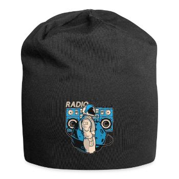 Astronomie Stars Music Lover Radio Space Universe - Bonnet en jersey - noir - Devant