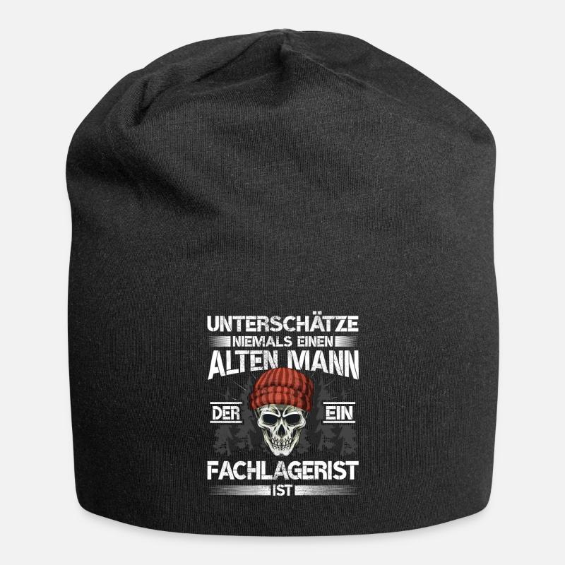 Fachlagerist - Jersey-Beanie - Schwarz