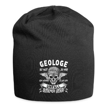 Geologe - Jersey-Beanie - Schwarz - Vorne