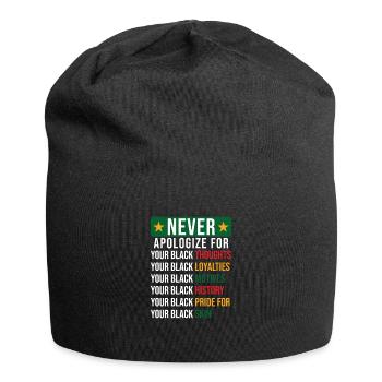 Histoire des Noirs - Bonnet en jersey - noir - Devant