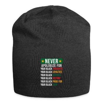 Black History - Jersey Beanie - charcoal grey - Front