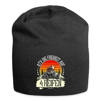 Quad ATV Offroad Quadfahrer - Jersey-Beanie - Schwarz - Vorne