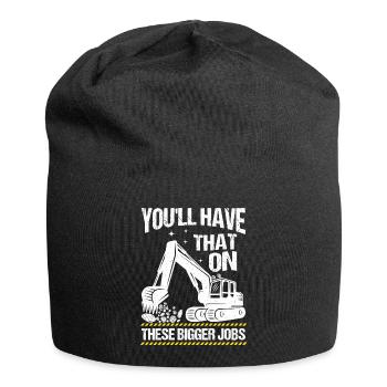 Vintage vous aurez cela sur ces plus gros travaux - Bonnet en jersey - noir - Devant