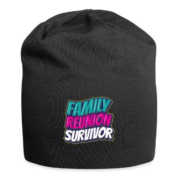 Survivor of a Family Reunion Family Team - Jersey Beanie - black - Front