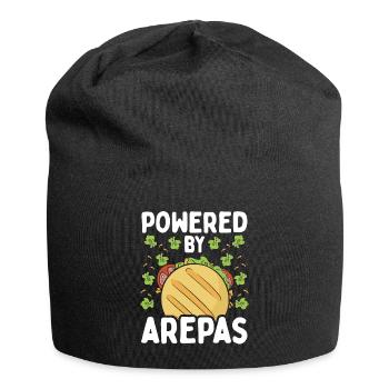 Colombian Traditional Food Powered by Arepas Lover - Jersey Beanie - black - Front